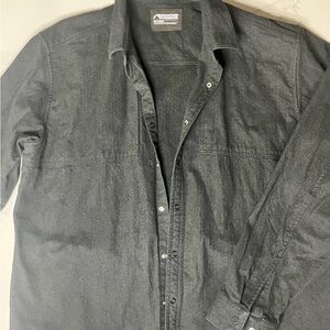 Mountain Khaki Button-Up Shirt Jacket